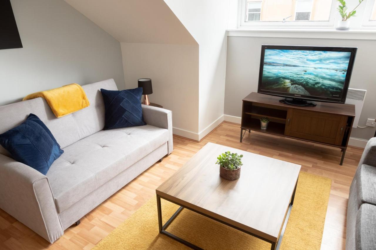 Modern Merchant City Apartment By George Square Glasgow Eksteriør billede